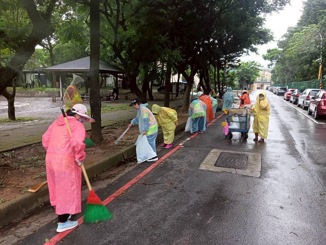 「巴威」颱風過境 桃園環保局全體動員恢復市容 並籲民眾落實巡倒清刷防登革熱 (2).jpg